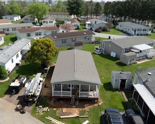 stock aerialviewofmobilehomeneighborhood adobestock1058036832